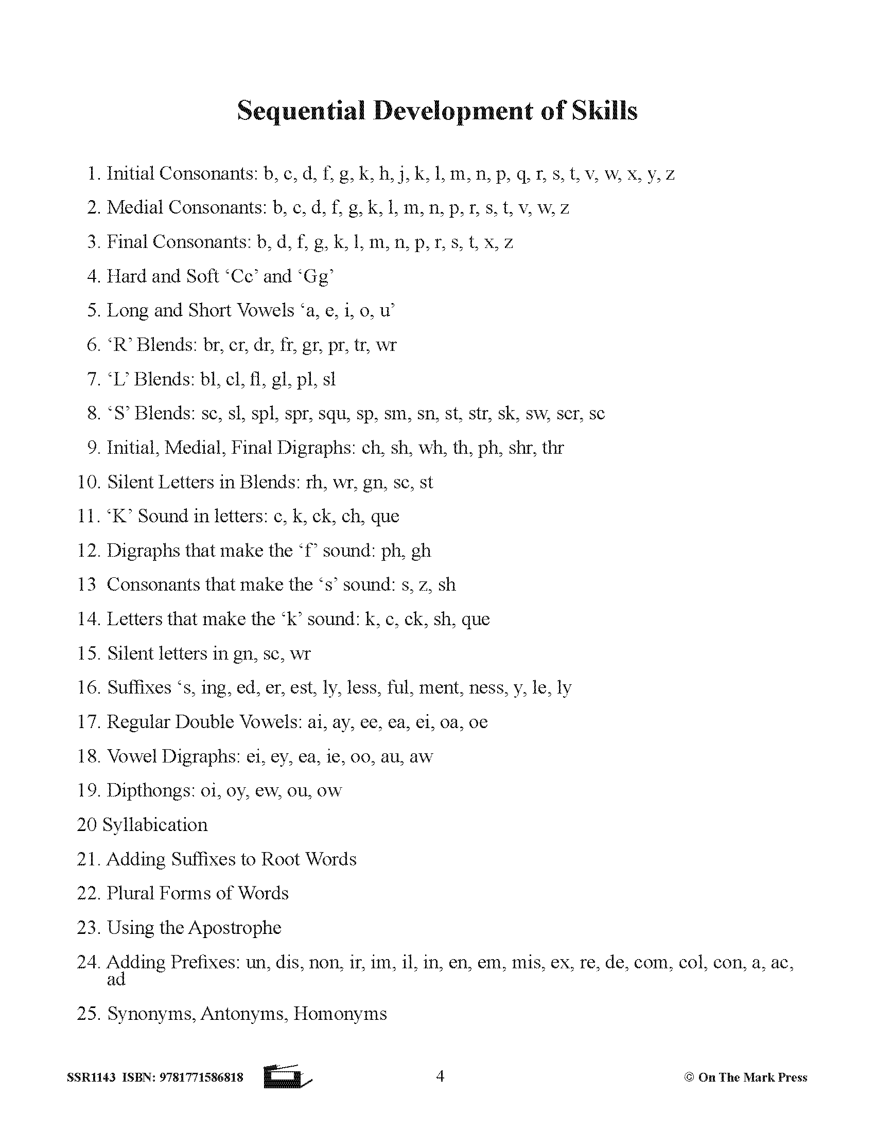 Canadian Daily Phonics Grades 4-6 Strengthen Phonics and Word Attack Skills