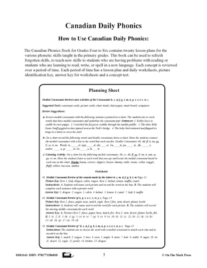 Canadian Daily Phonics Grades 4-6 Strengthen Phonics and Word Attack Skills