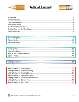 Story Writing - Canadian Writing Series Grades 1-3