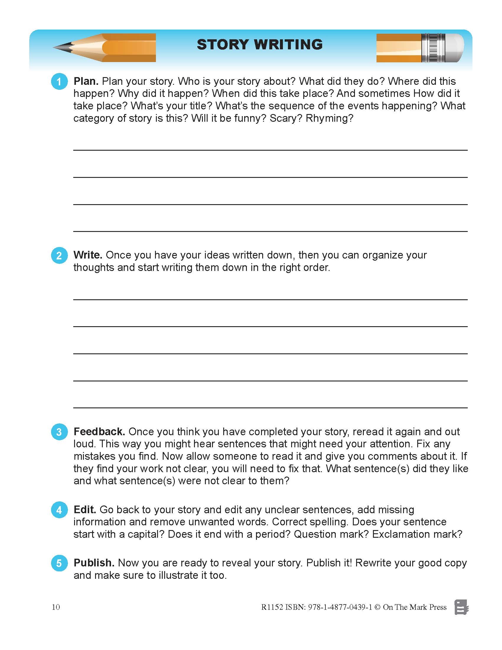 Story Writing - Canadian Writing Series Grades 1-3