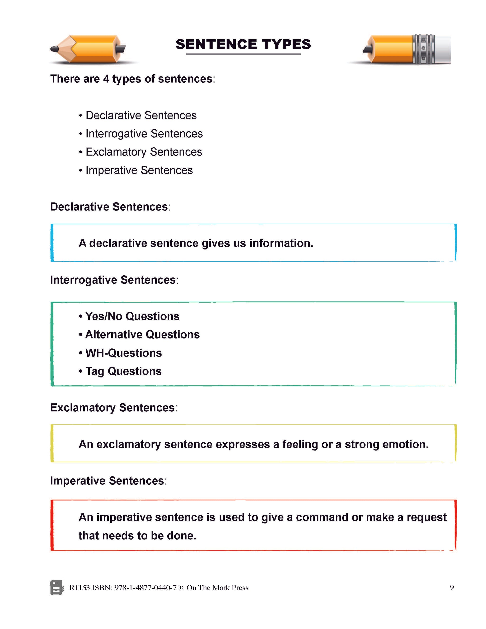 Sentence Writing - Canadian Writing Series Gr. 1-3
