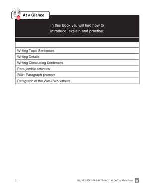 Paragraph Writing - Canadian Writing Series Gr. 2-4