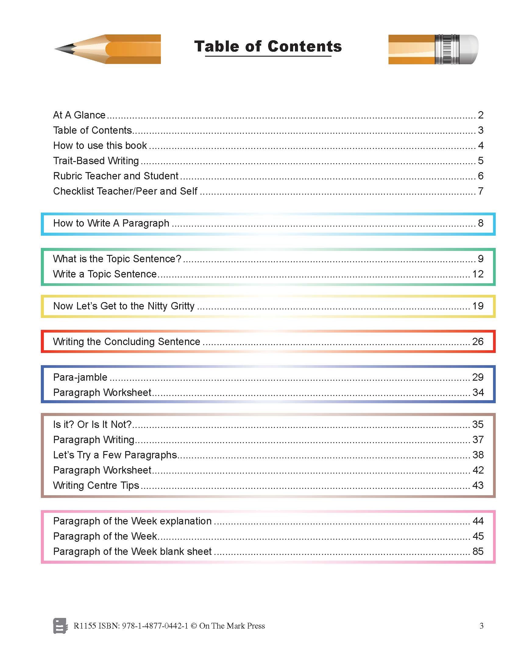 Paragraph Writing - Canadian Writing Series Gr. 2-4