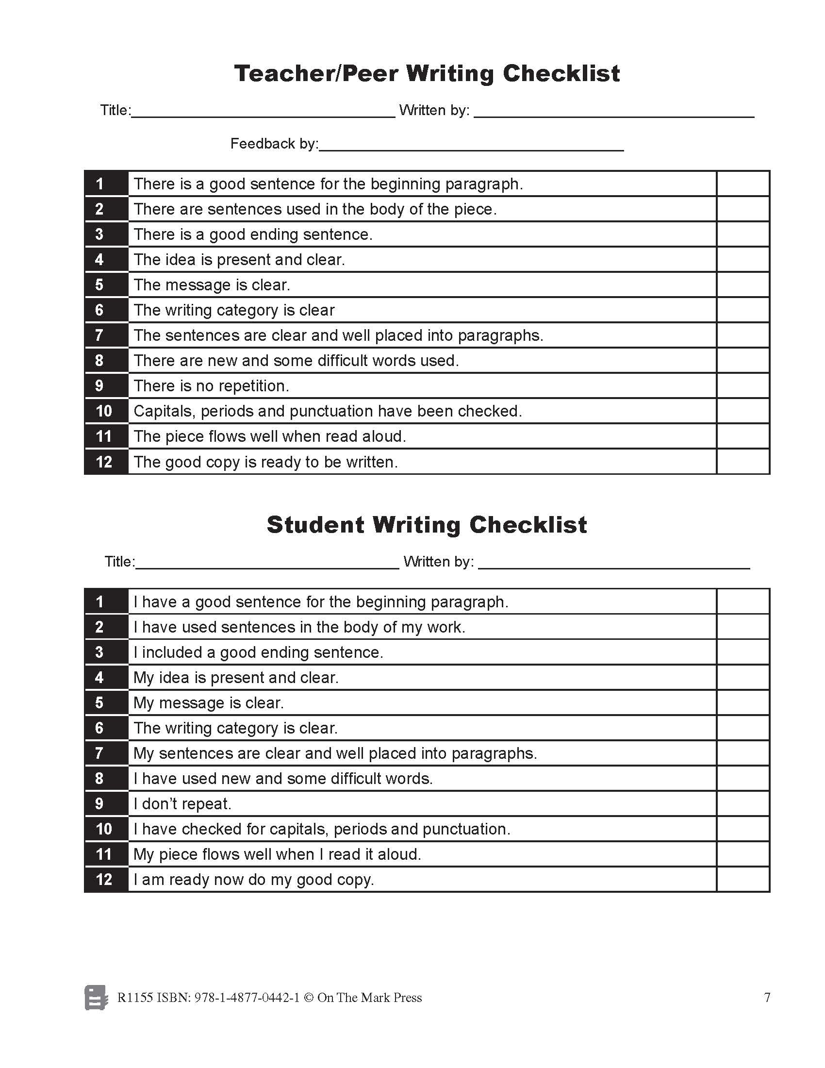 Paragraph Writing - Canadian Writing Series Gr. 2-4