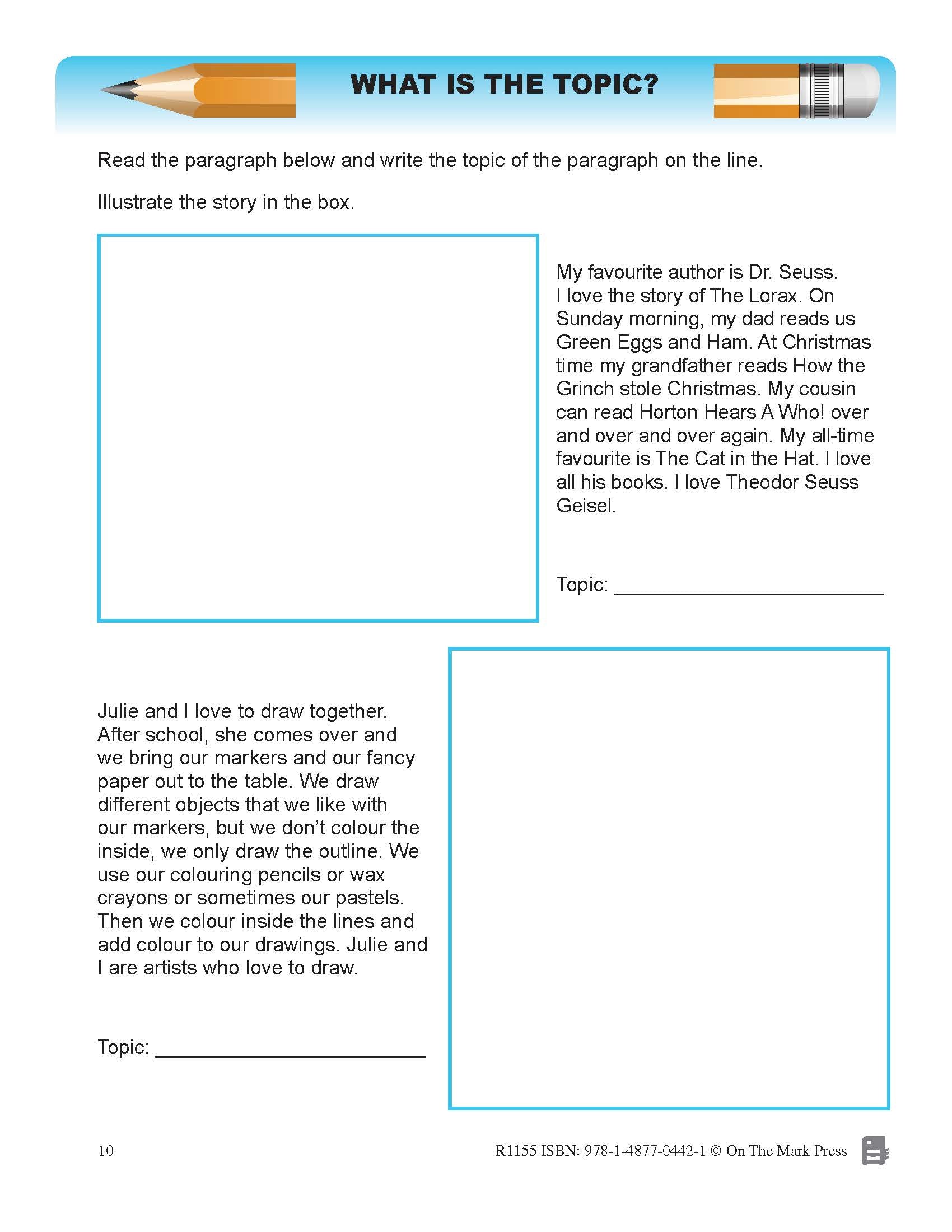 Paragraph Writing - Canadian Writing Series Gr. 2-4