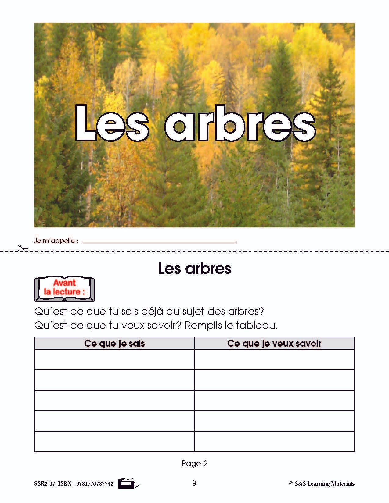 C'est un fait : Activités de compréhension de textes informatifs 1e année