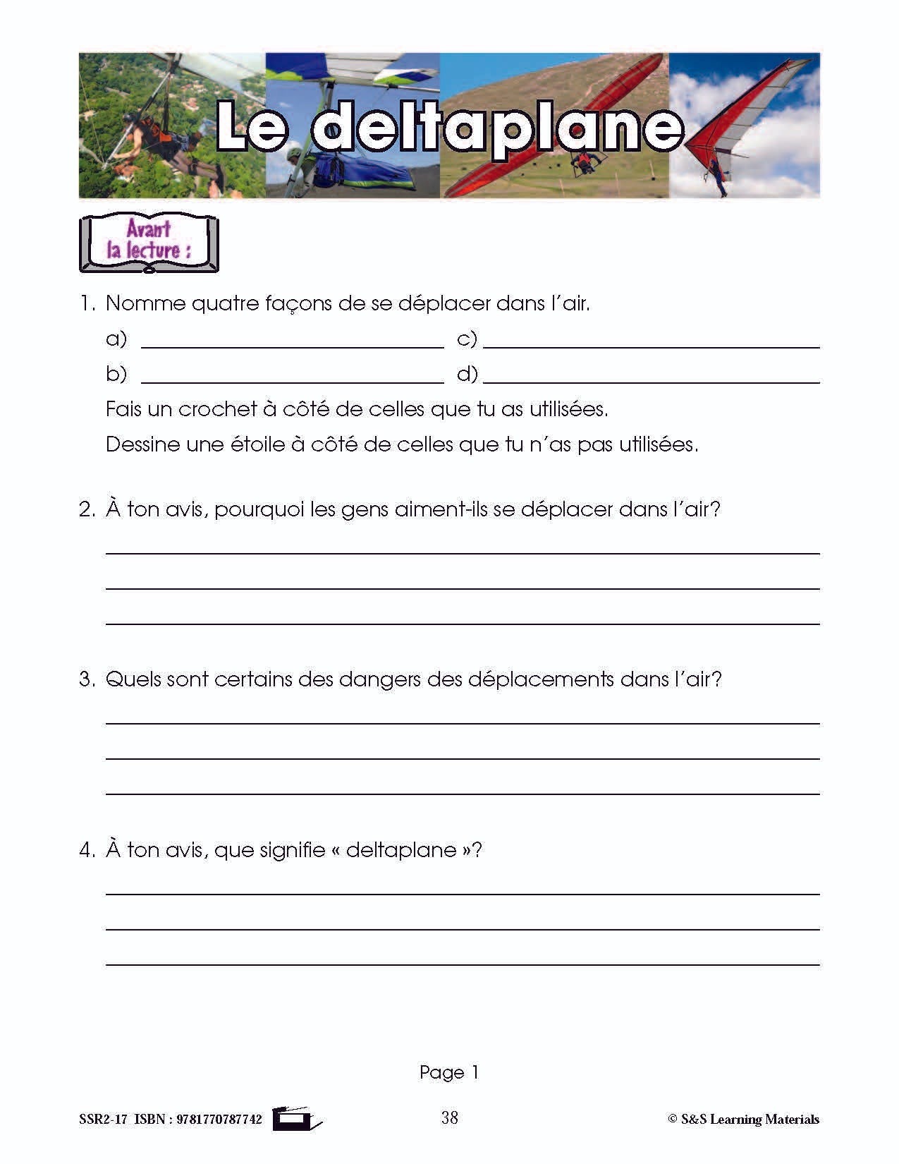 C'est un fait : Activités de compréhension de textes informatifs 2e année