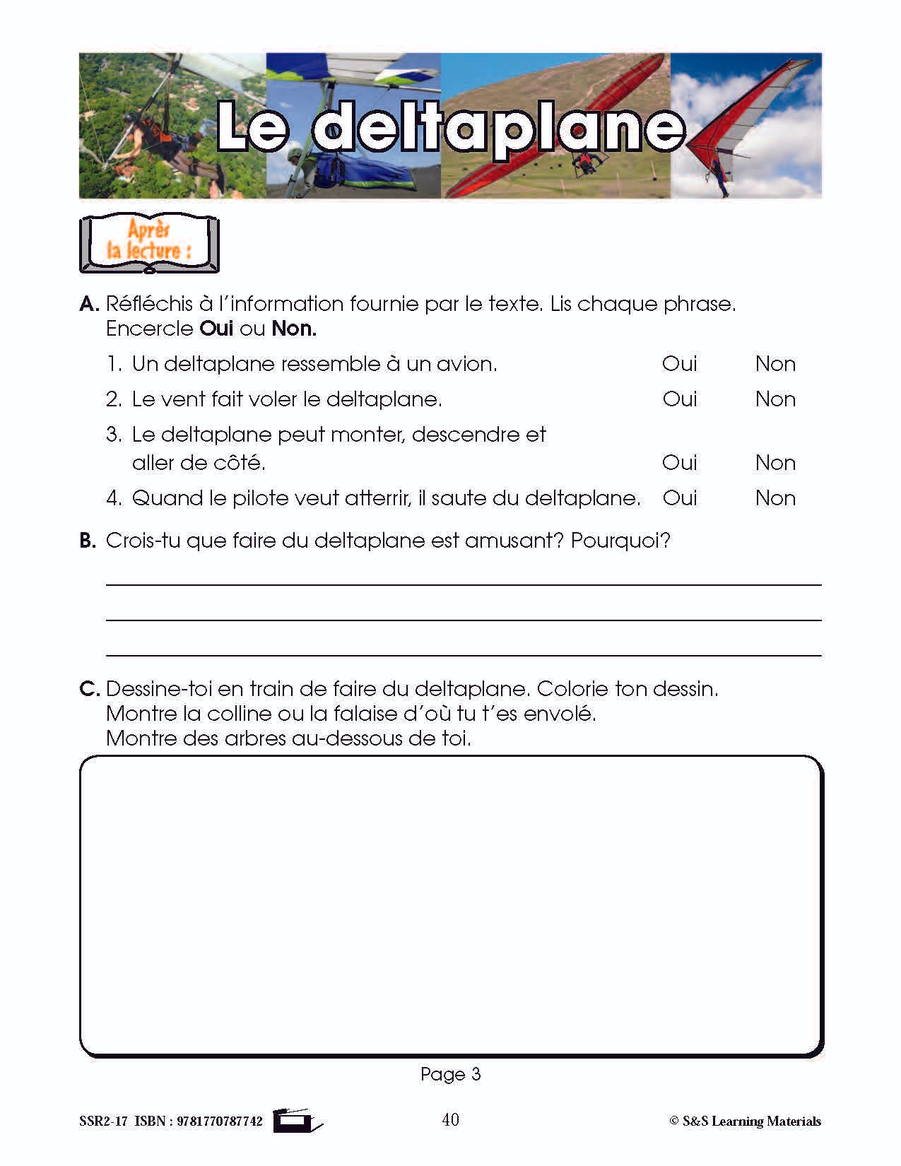 C'est un fait : Activités de compréhension de textes informatifs 2e année