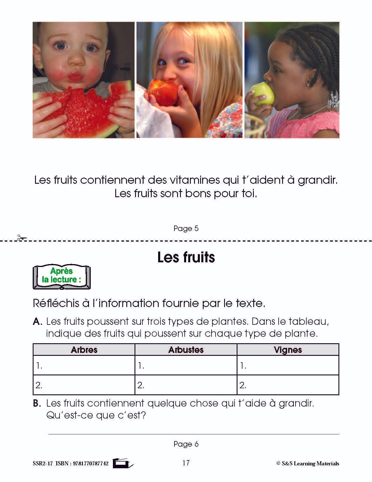 C'est un fait : Activités de compréhension de textes informatifs 2e année