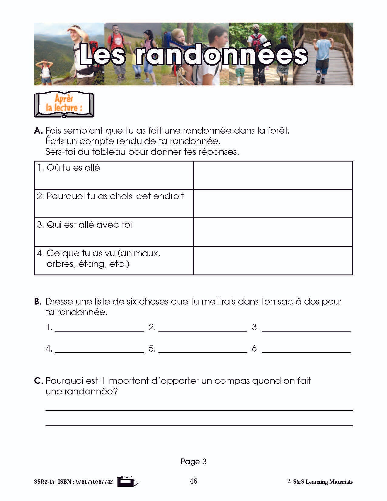 C'est un fait : Activités de compréhension de textes informatifs 2e année