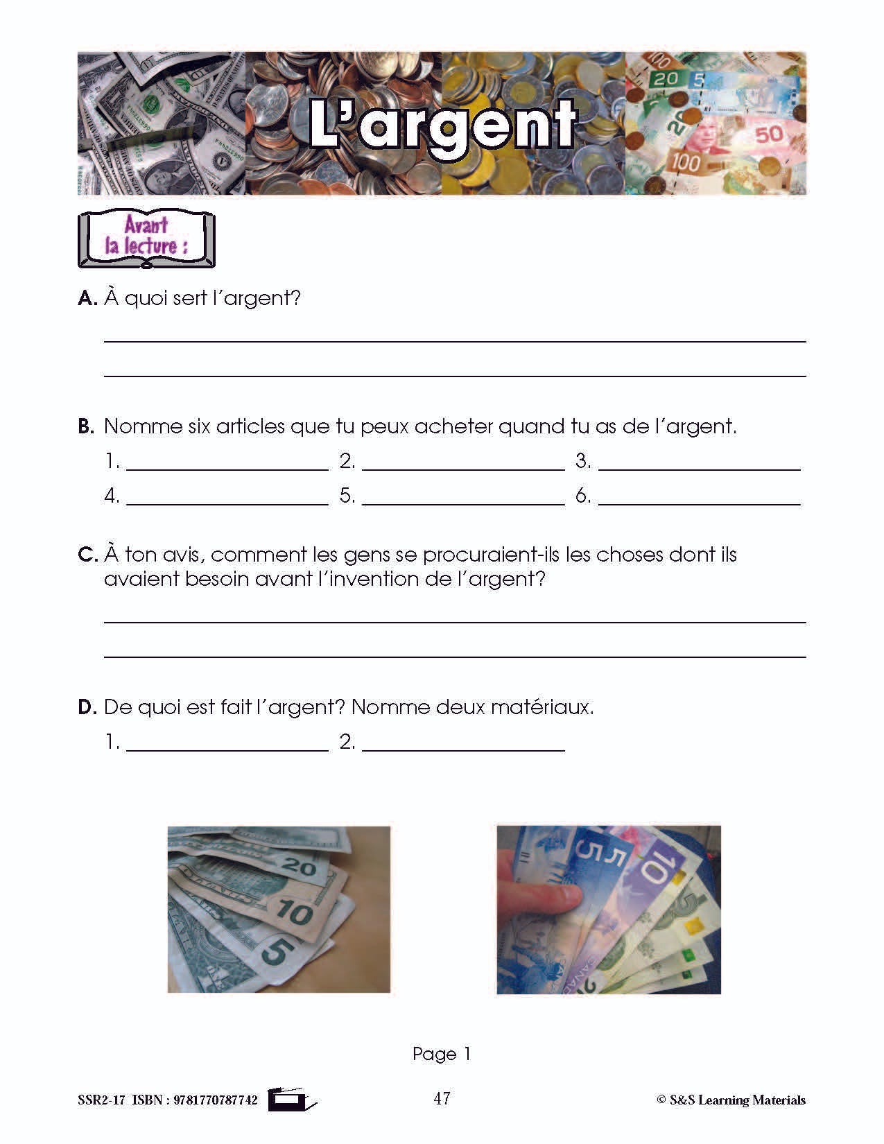 C'est un fait : Activités de compréhension de textes informatifs 2e année