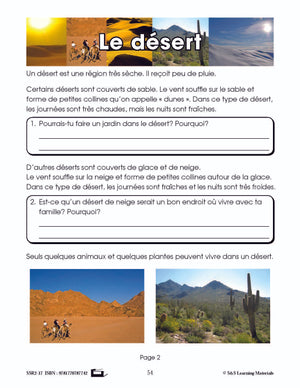 C'est un fait : Activités de compréhension de textes informatifs 2e année