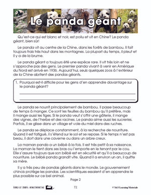 C'est un fait : Activités de compréhension de textes informatifs 3e année