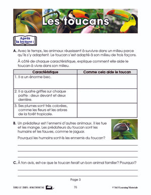 C'est un fait : Activités de compréhension de textes informatifs 3e année