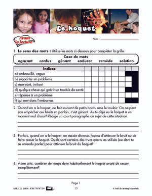 C'est un fait :  « Le hoquet » 4e année