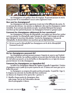 C'est un fait :  « Les champignons » 4e année
