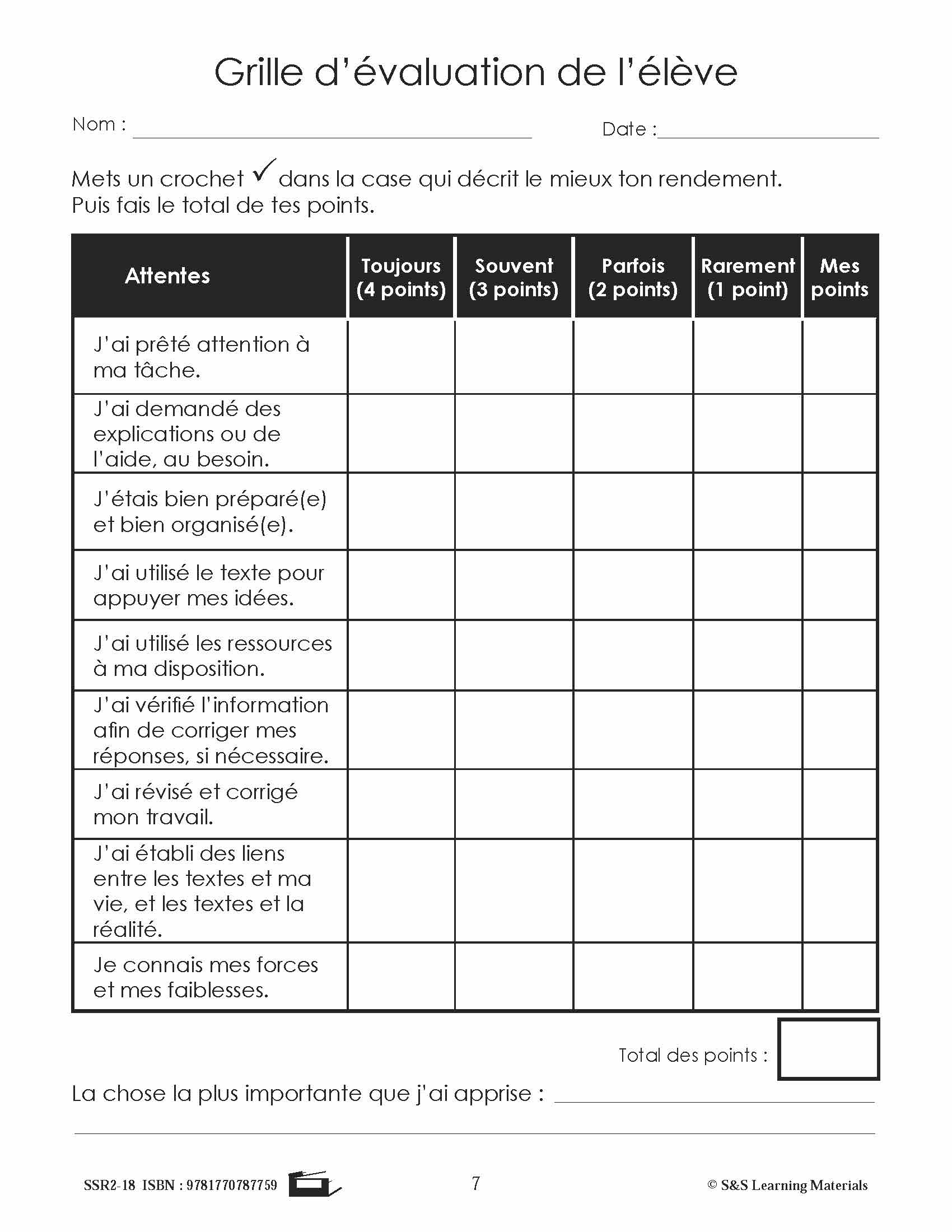 C'est un fait :  « Poilu, rapide et drôle » 4e année