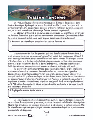 C'est un fait :  « Poisson fantôme » 5e année