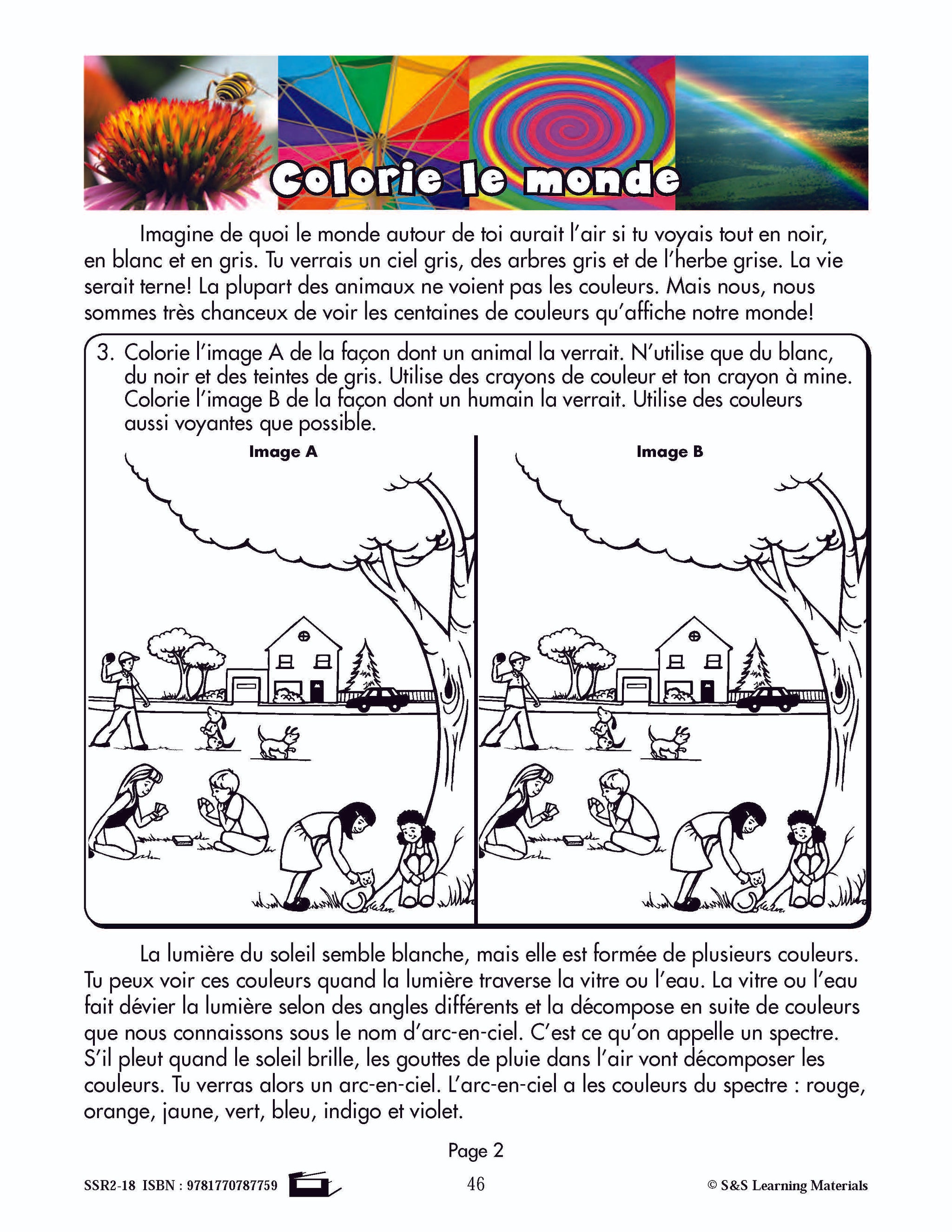 C'est un fait :  « Colorie le monde » 5e année