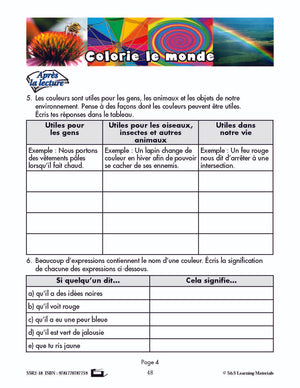 C'est un fait :  « Colorie le monde » 5e année