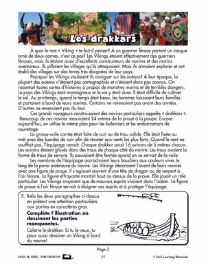 C'est un fait :  « Les drakkars » 5e année