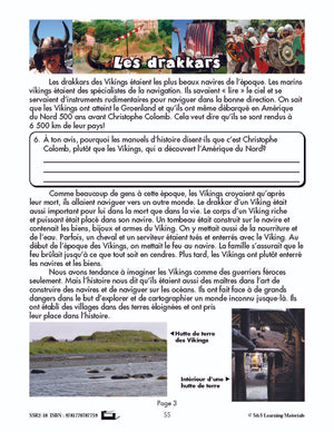 C'est un fait :  « Les drakkars » 5e année