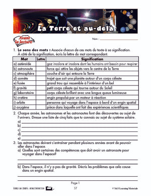 C'est un fait :  « La Terre et au-delà » 5e année