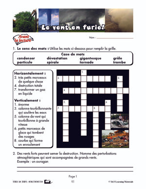 C'est un fait :  « Le vent en furie! » 5e année