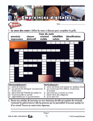 C'est un fait :  « Empreintes digitales » 6e année