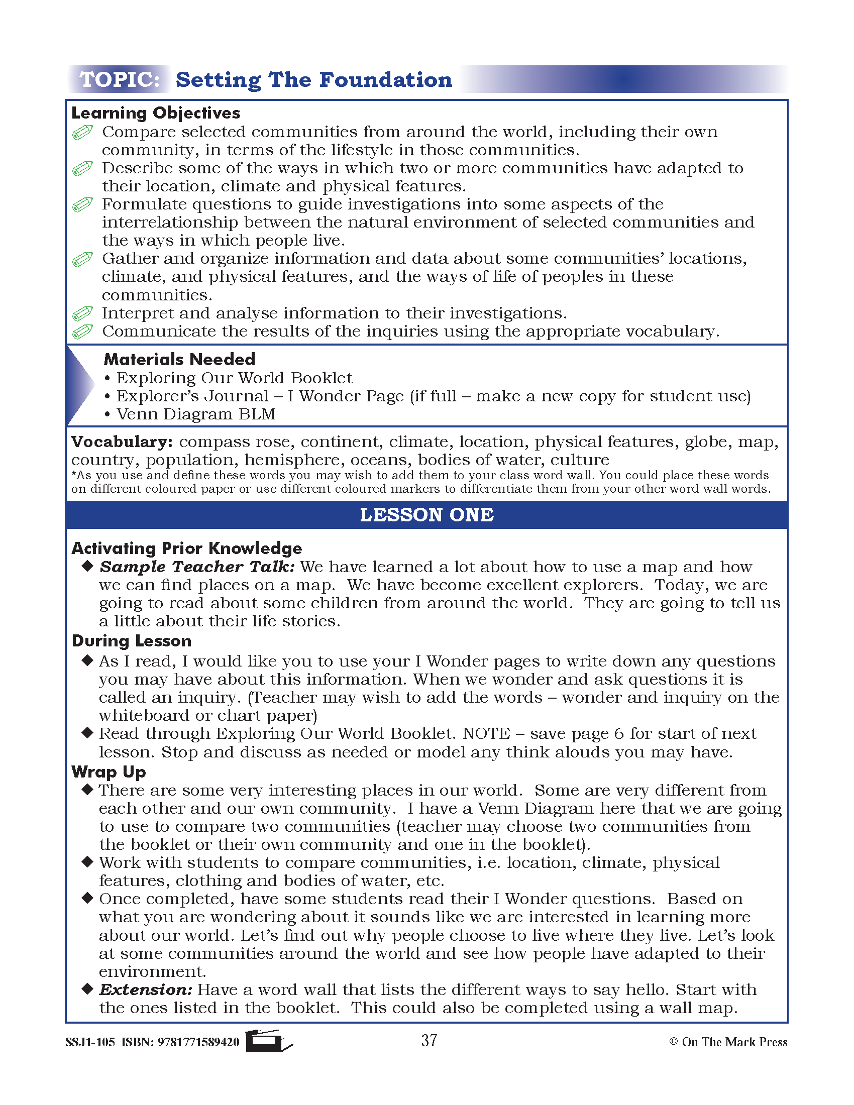 Ontario Grade 2 Social Studies Curriculum Savings Bundle!