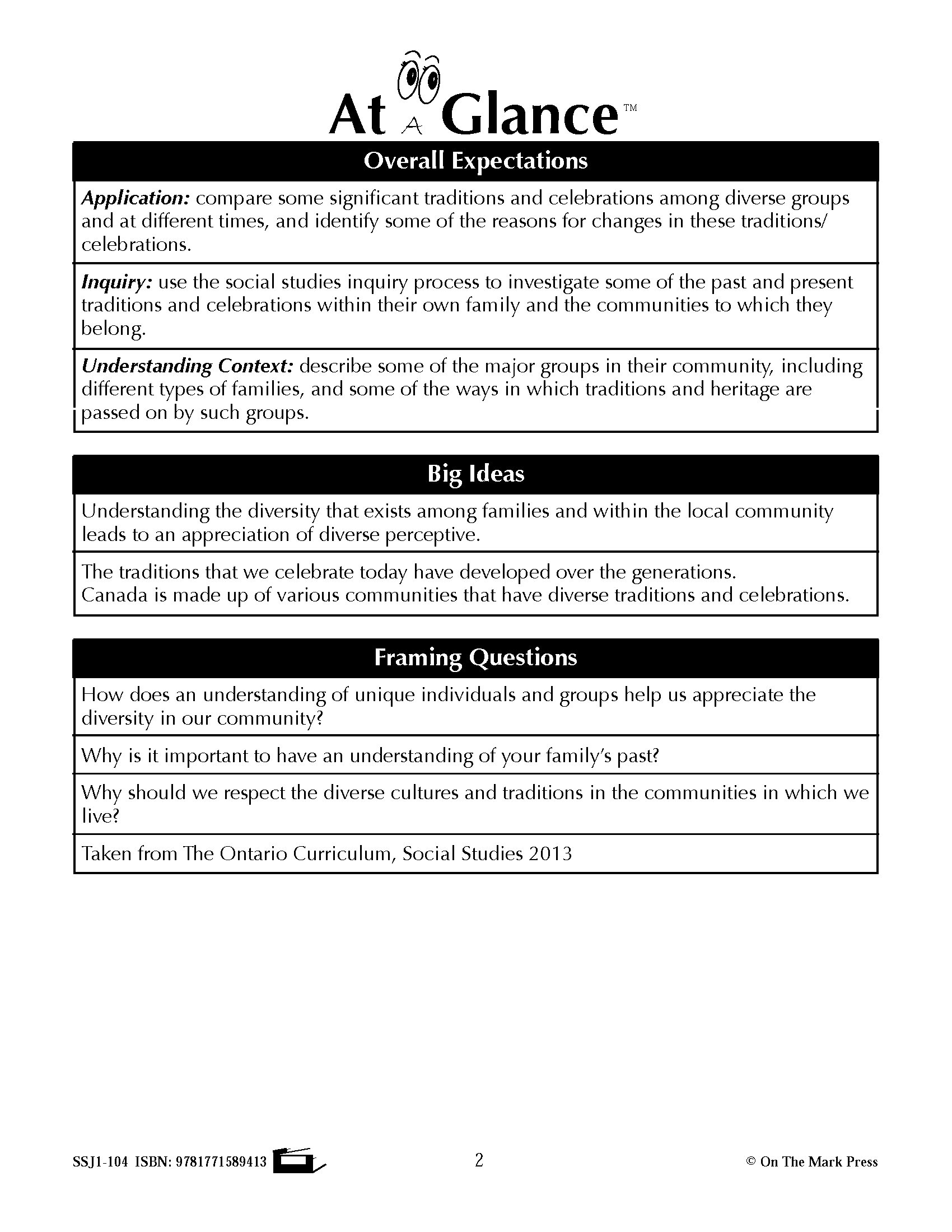Ontario Grade 2 Social Studies Curriculum Savings Bundle!