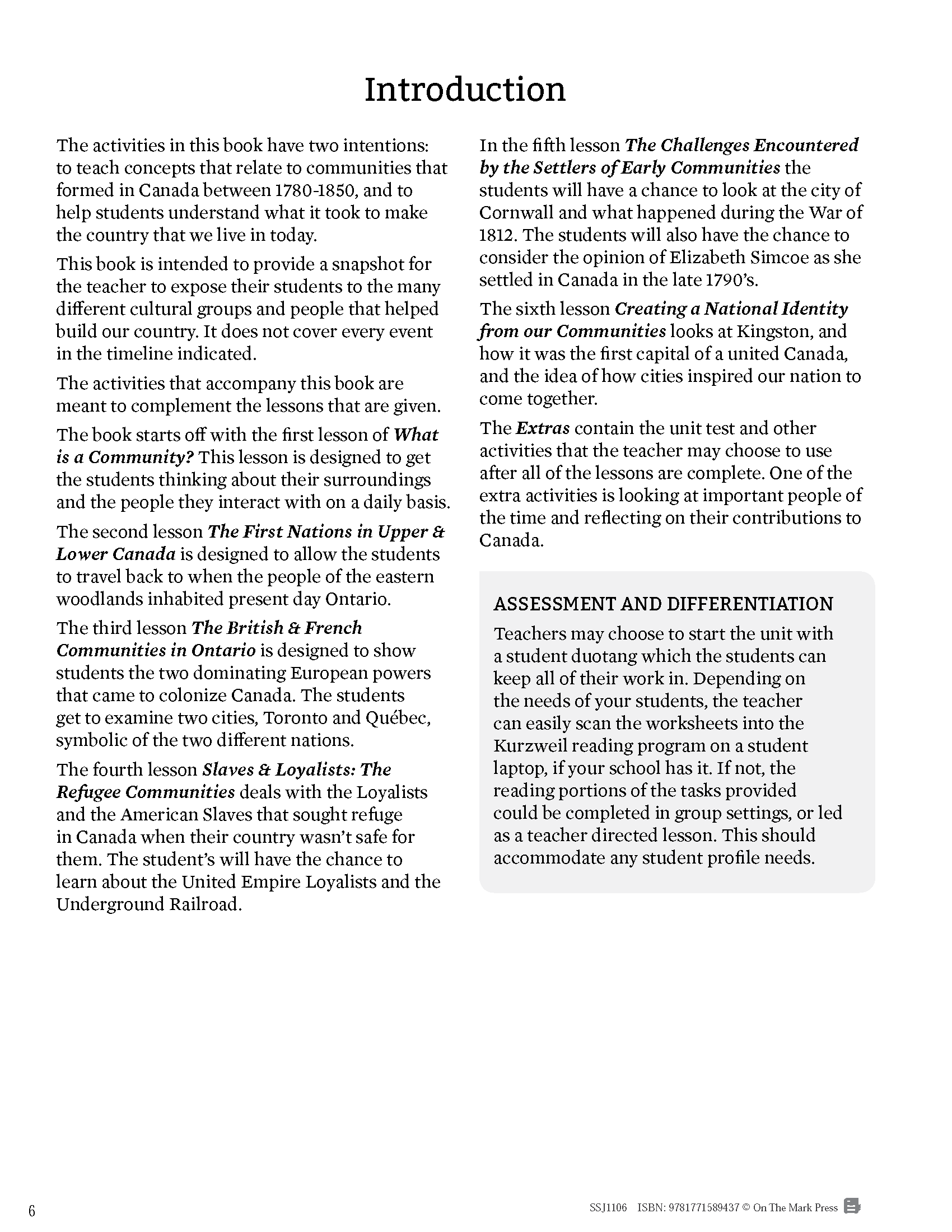 Ontario Grade 3 Social Studies Curriculum Savings Bundle!