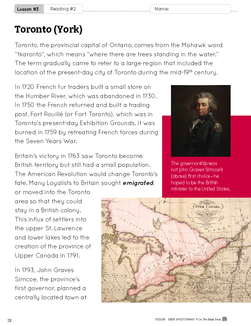 Ontario Grade 3 Social Studies Curriculum Savings Bundle!