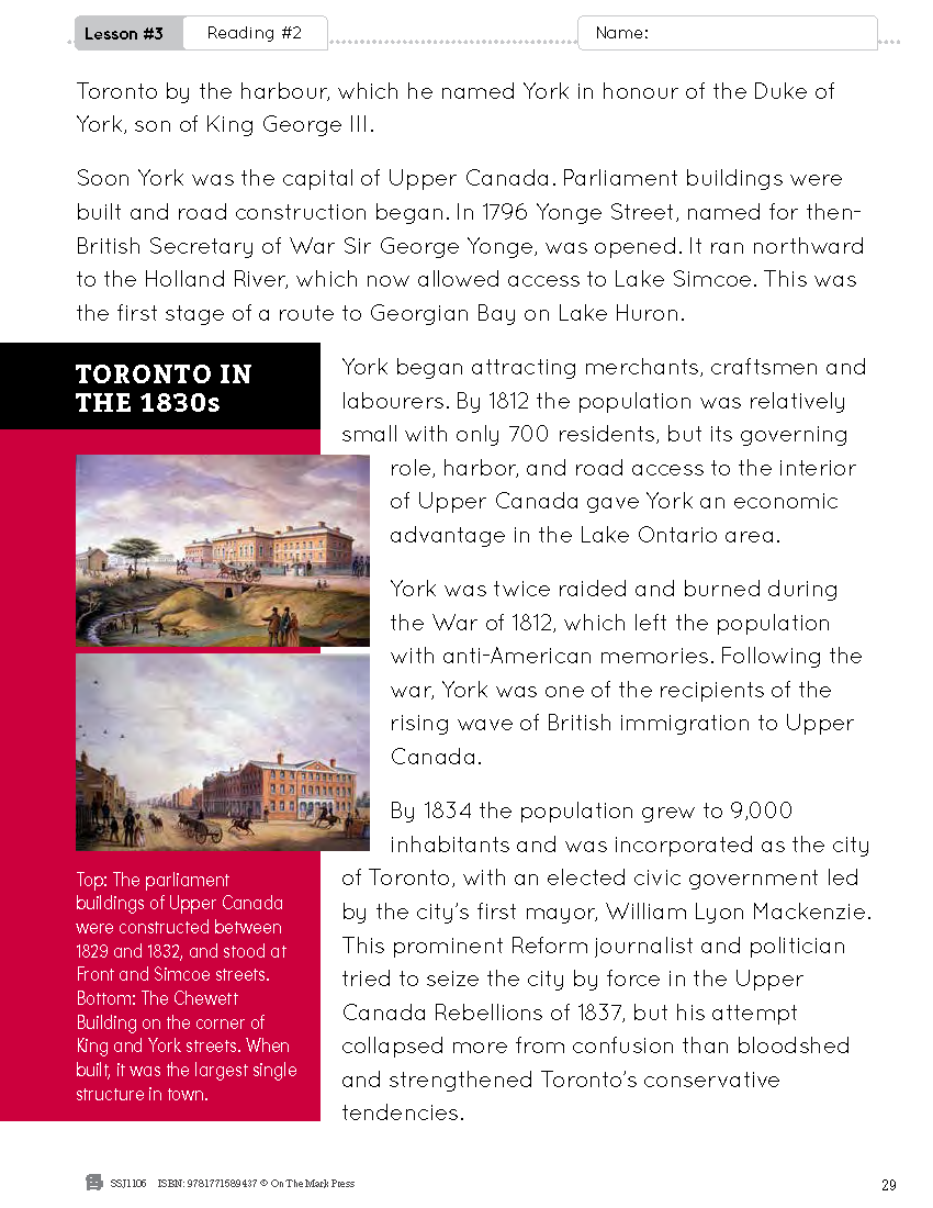 Ontario Grade 3 Social Studies Curriculum Savings Bundle!