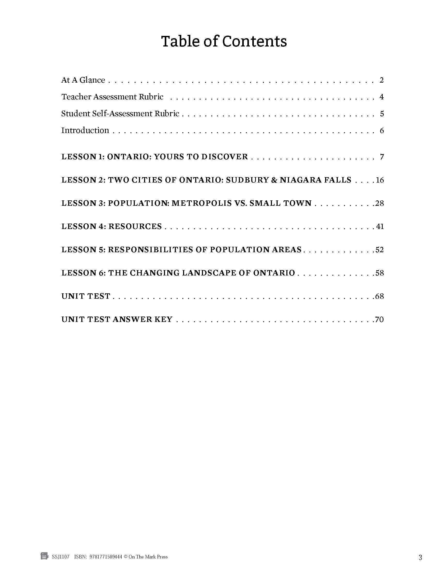 Ontario Grade 3 Social Studies Curriculum Savings Bundle!