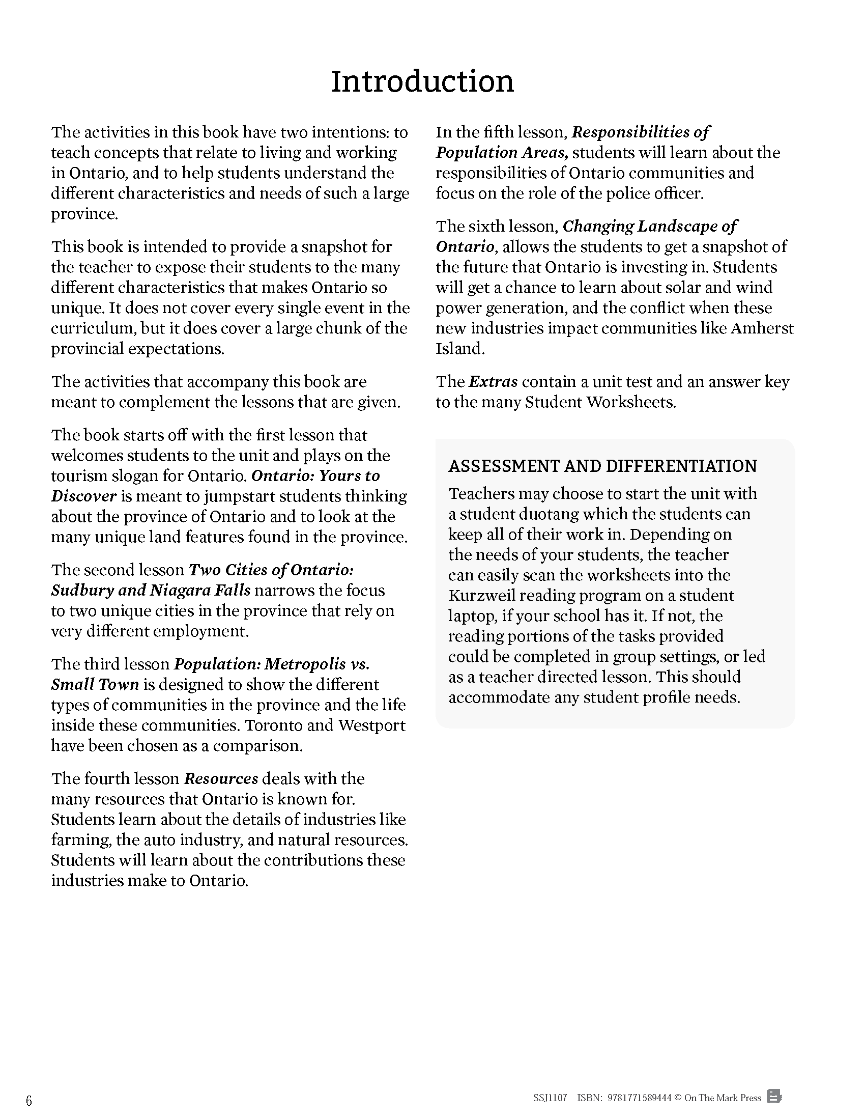 Ontario Grade 3 Social Studies Curriculum Savings Bundle!