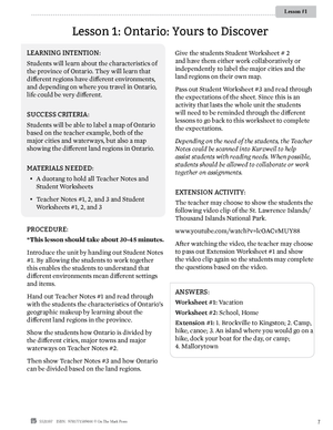 Ontario Grade 3 Social Studies Curriculum Savings Bundle!