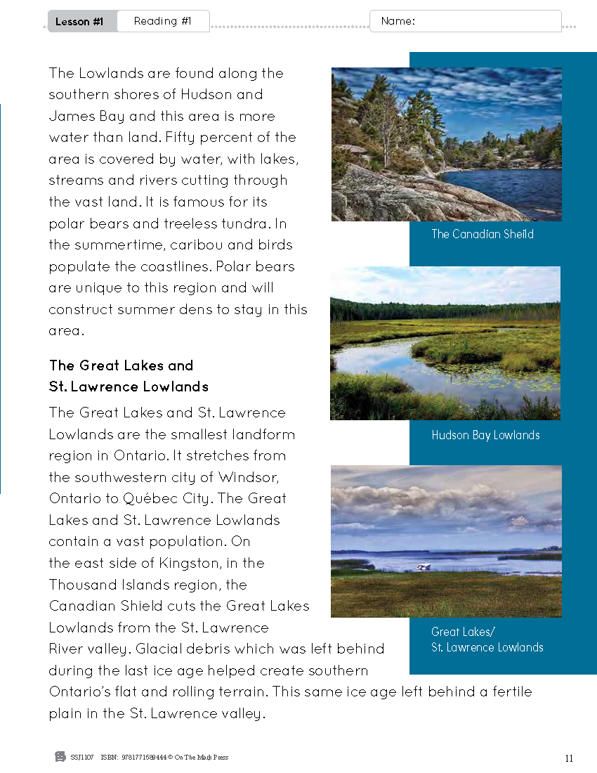 Ontario Grade 3 Social Studies Curriculum Savings Bundle!