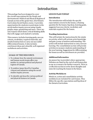 Ontario Grade 4 Social Studies Curriculum Savings Bundle!