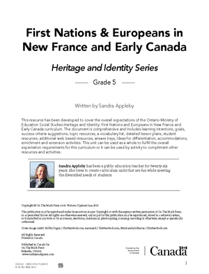 Ontario Grade 5 Social Studies Curriculum Savings Bundle!