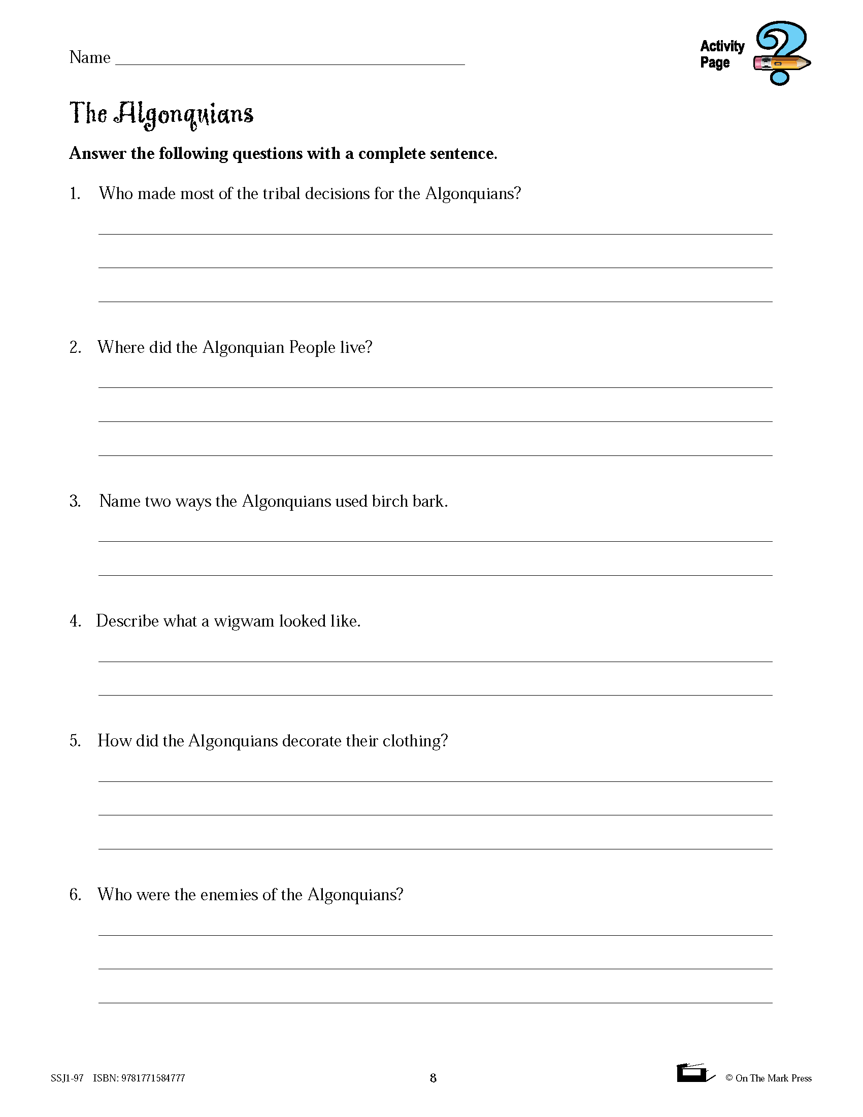 Ontario Grade 8 History Curriculum Savings Bundle!