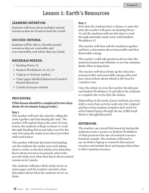 Ontario Grade 7 Geography Curriculum Savings Bundle!