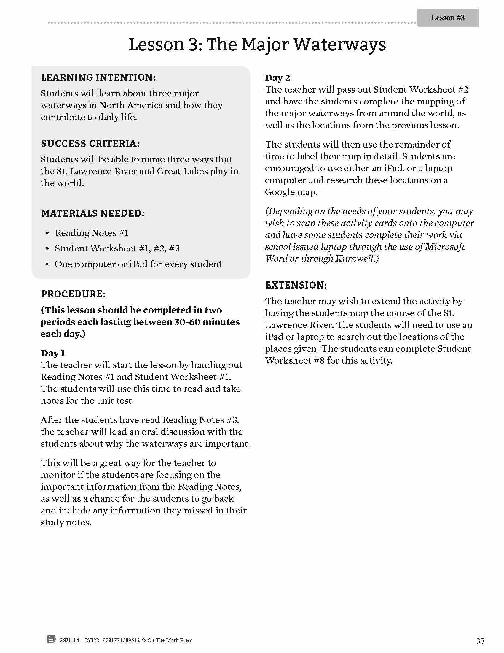 Ontario Grade 7 History & Geography 4 Book Curriculum Savings Bundle!