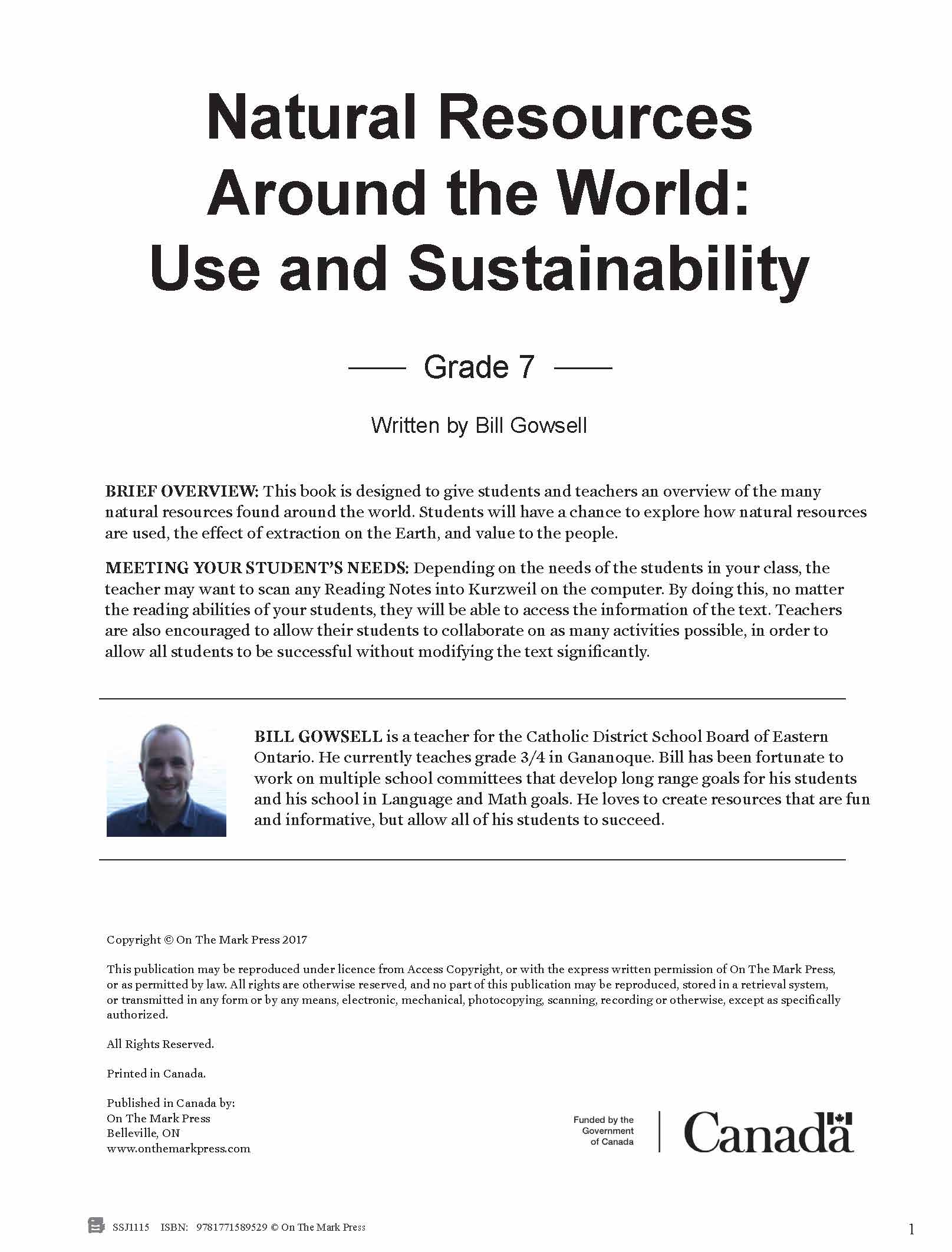 Ontario Grade 7 History & Geography 4 Book Curriculum Savings Bundle!