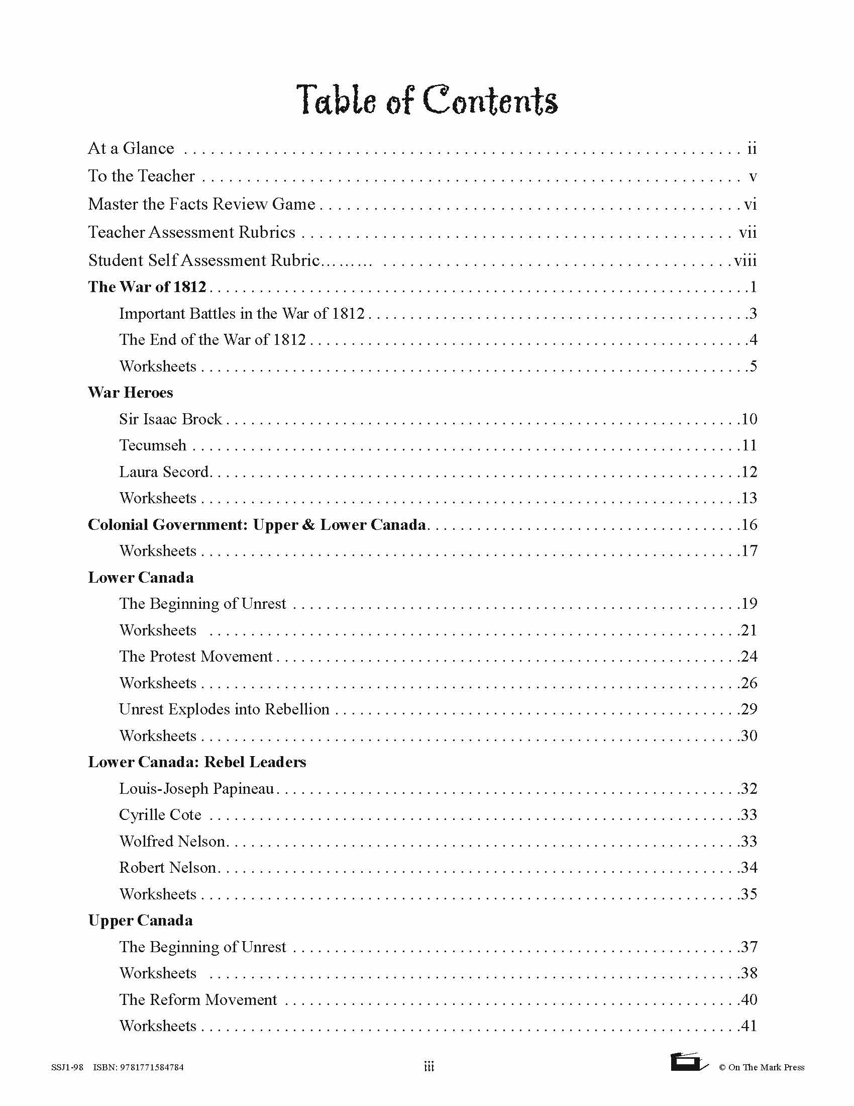 Ontario Grade 7 History & Geography 4 Book Curriculum Savings Bundle!