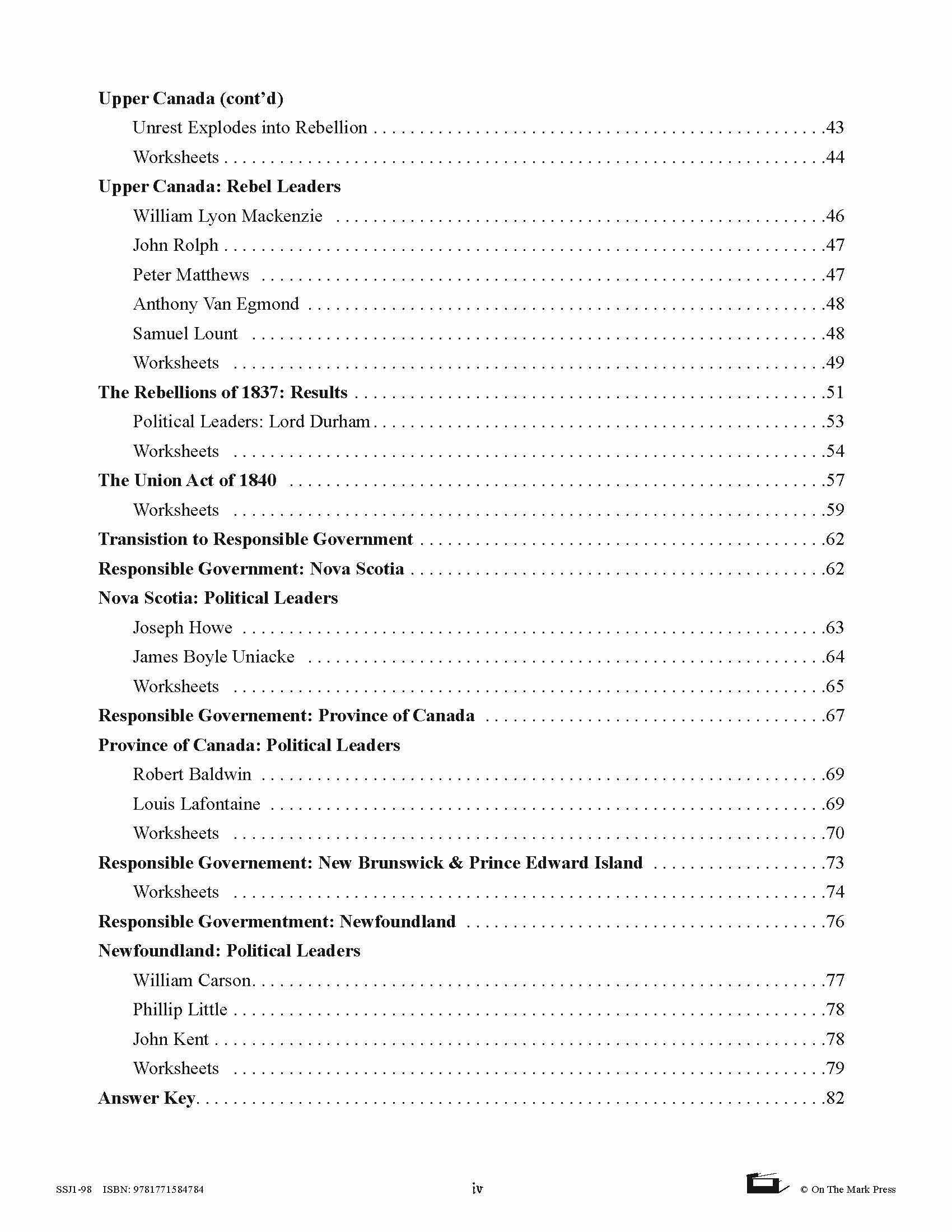 Ontario Grade 7 History & Geography 4 Book Curriculum Savings Bundle!