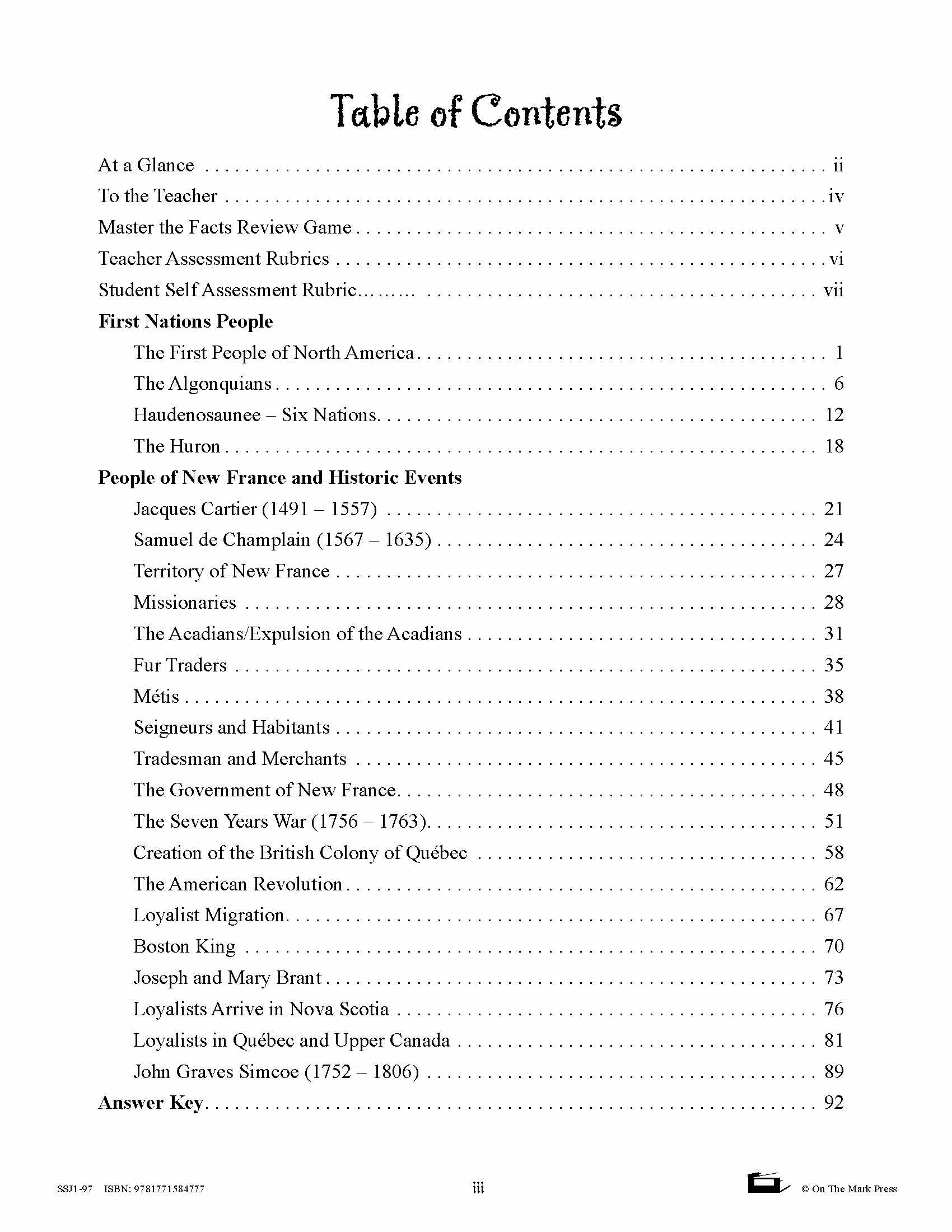 Ontario Grade 7 History & Geography 4 Book Curriculum Savings Bundle!