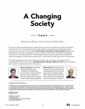 Ontario Grade 8 History & Geography 4 Book Curriculum Savings Bundle!