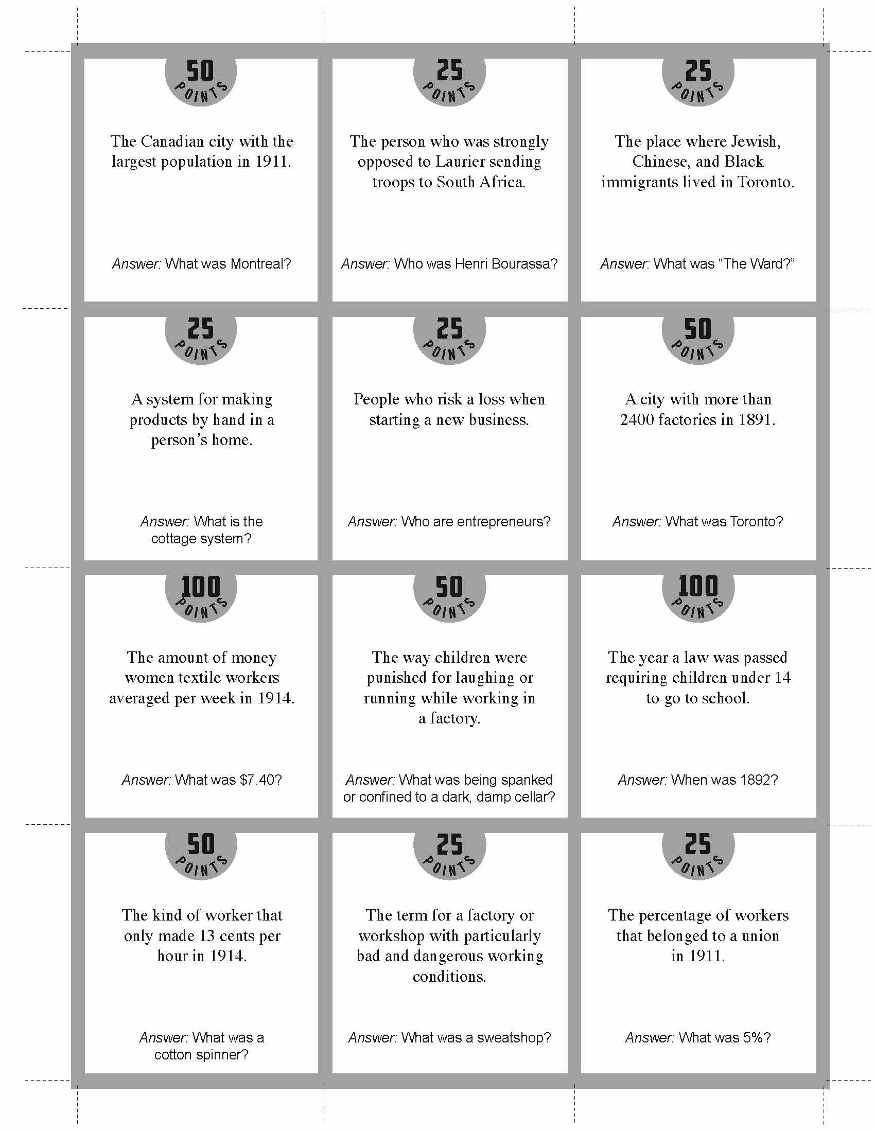 Ontario Grade 8 History & Geography 4 Book Curriculum Savings Bundle!