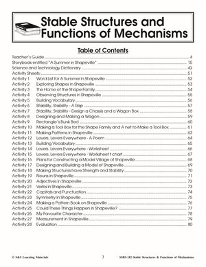 Stable Structures & Functions of Mechanisms Grade 3 (Canadian Edition)